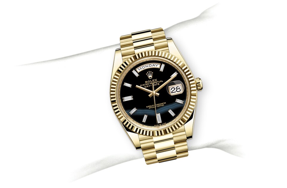 Måske glide transmission Rolex Day-Date in Gold, m228238-0059 | Razny Jewelers