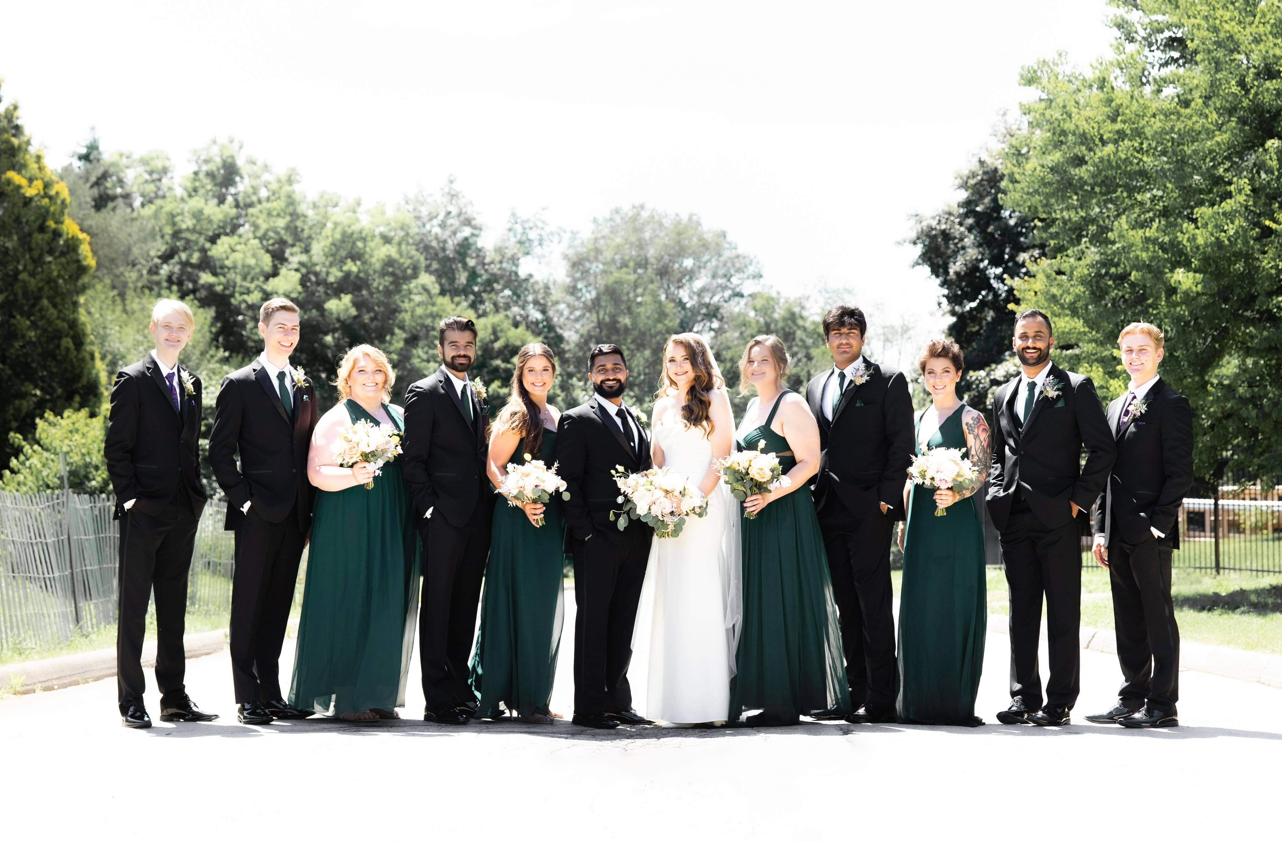 A group of people posing for a photo