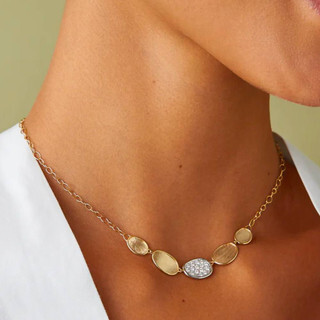 Lunaria Diamond Petite Half Collar Necklace Lunaria Diamond Petite Half Collar Necklace