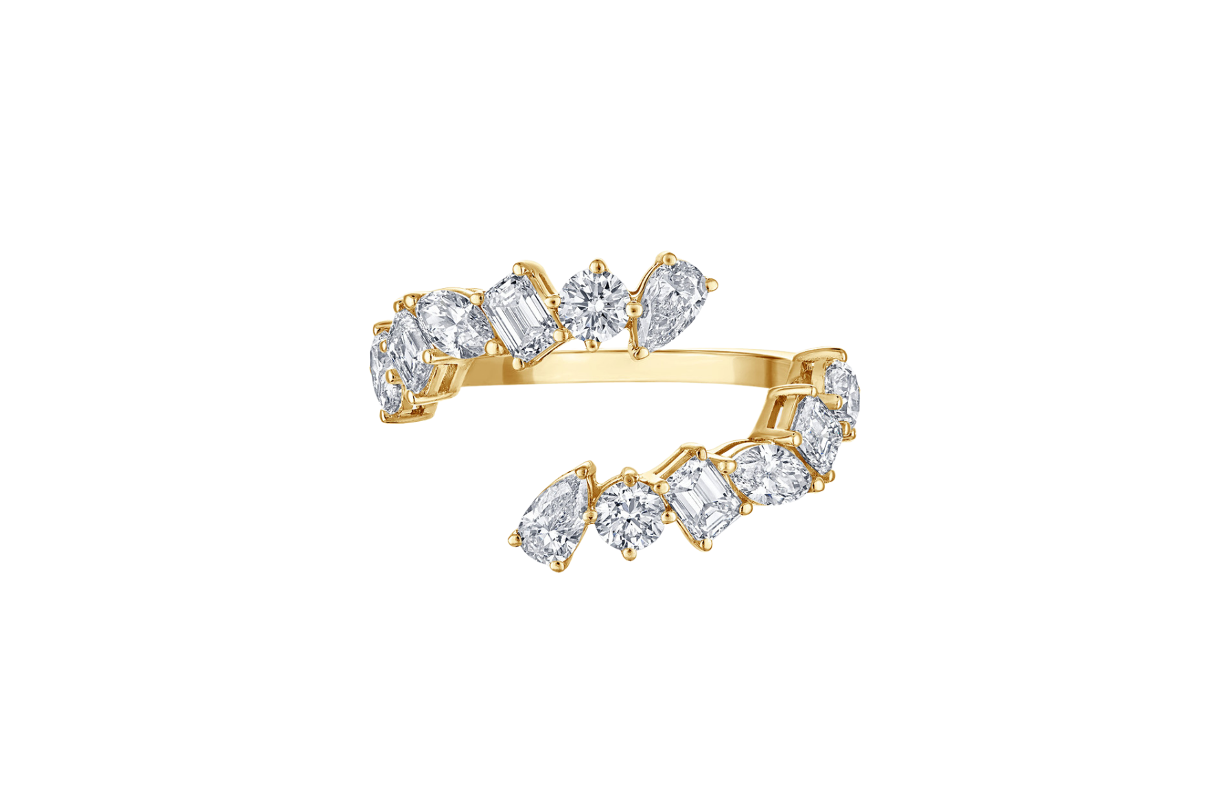 Refined by Razny Mixed Shapes Ring