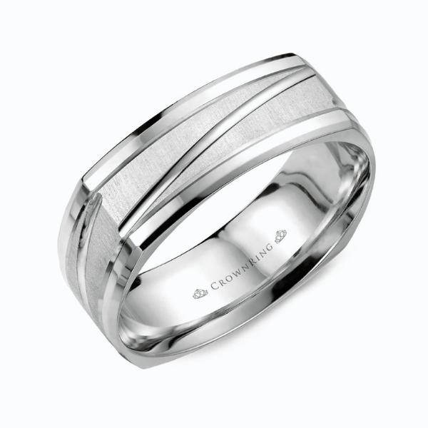 CrownRing men's wedding band from Razny Jewelers in Chicago